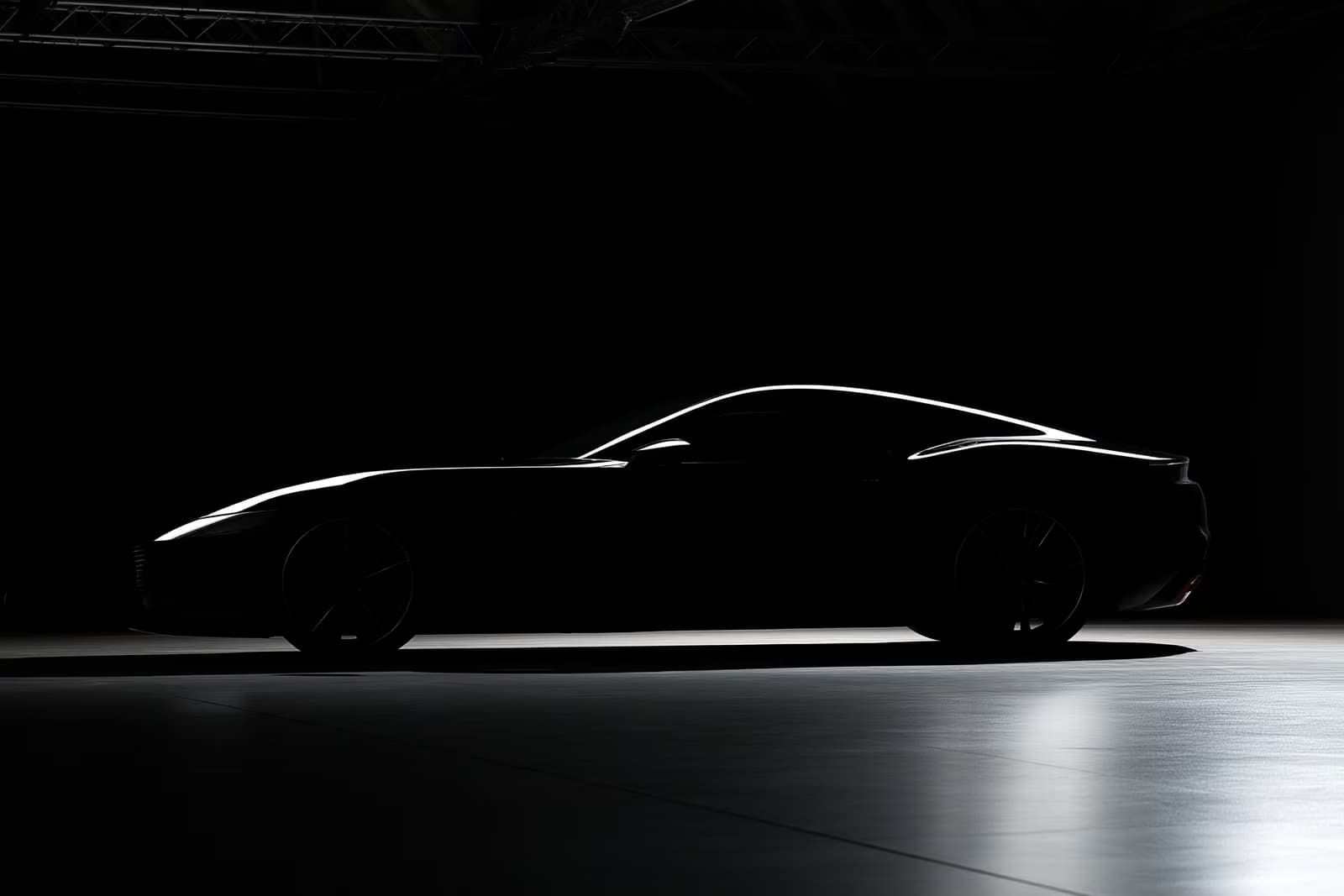 Sportovní vůz Porsche zaparkovaný za jasného dne před závodem společnosti v Zuffenhausenu nedaleko Stuttgartu.